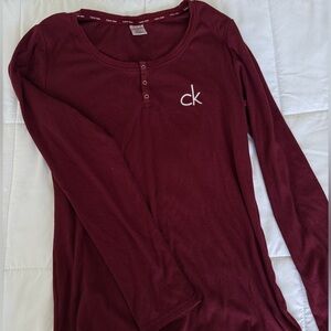 Calvin Klein pajama top